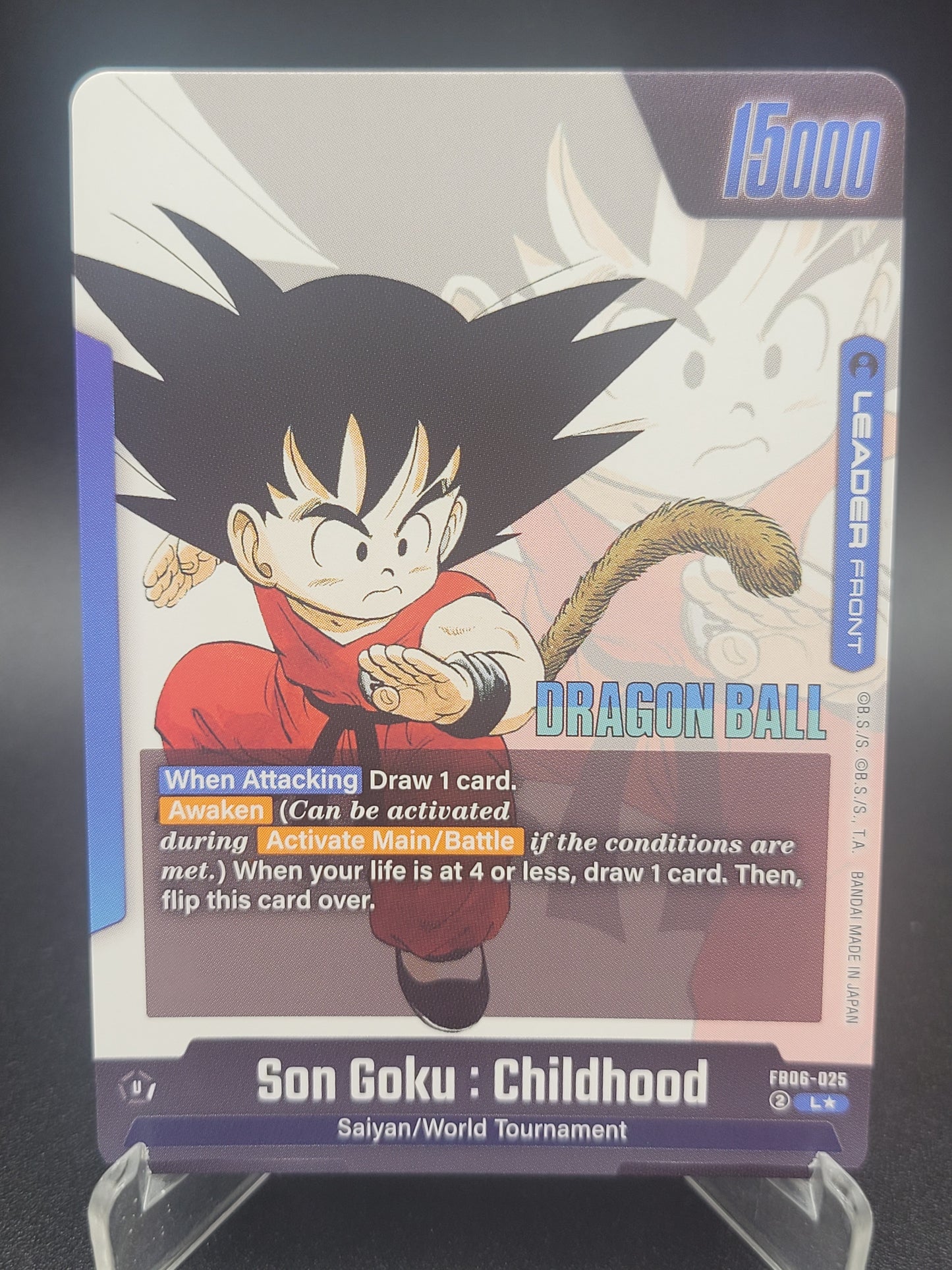 Dragon Ball TCG: Son Goku : Childhood - FB06-025 (Gold) - Manga Booster 01 (SB01)
