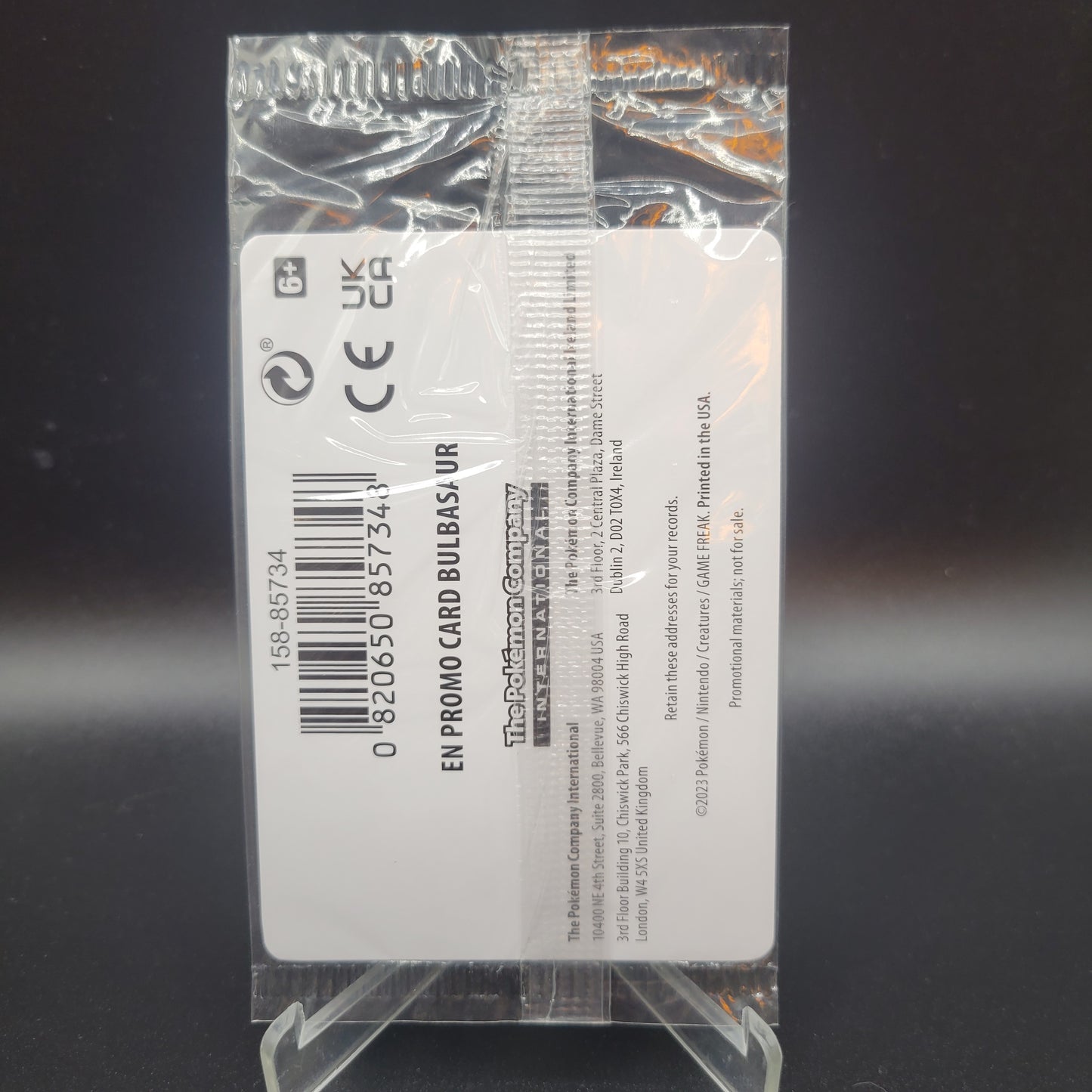 Pokémon TCG: Bulbasaur 001/165 SV: 151 Best Buy Promo Sealed