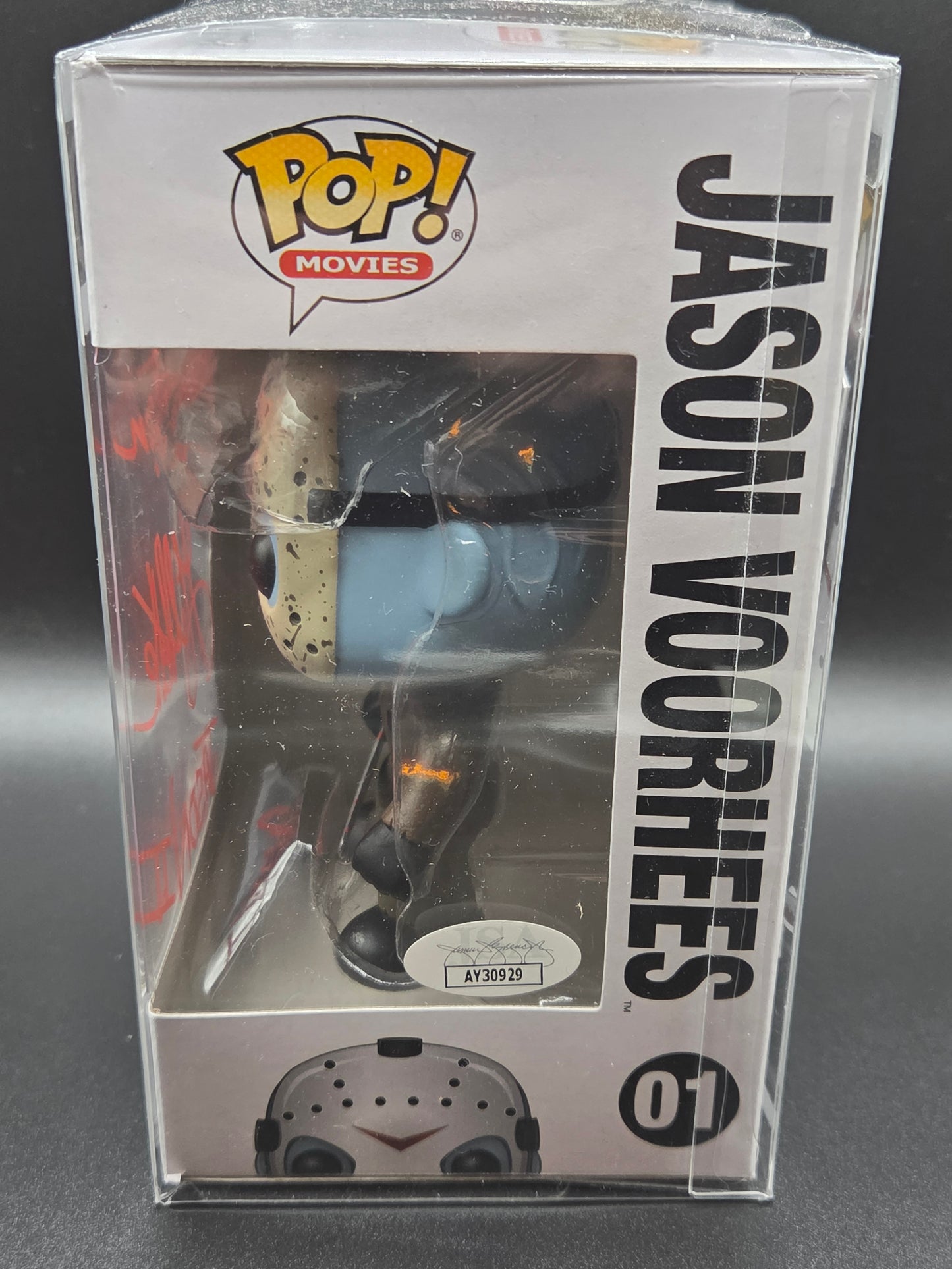 Auto Funko PoP! Movies: Friday the 13th - Jason Voorhees 01 (Signed)