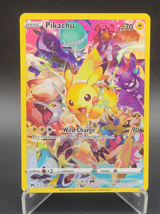 Pokémon TCG: 2023 Pikachu 160/159 SWSH: Crown Zenith Secret Rare
