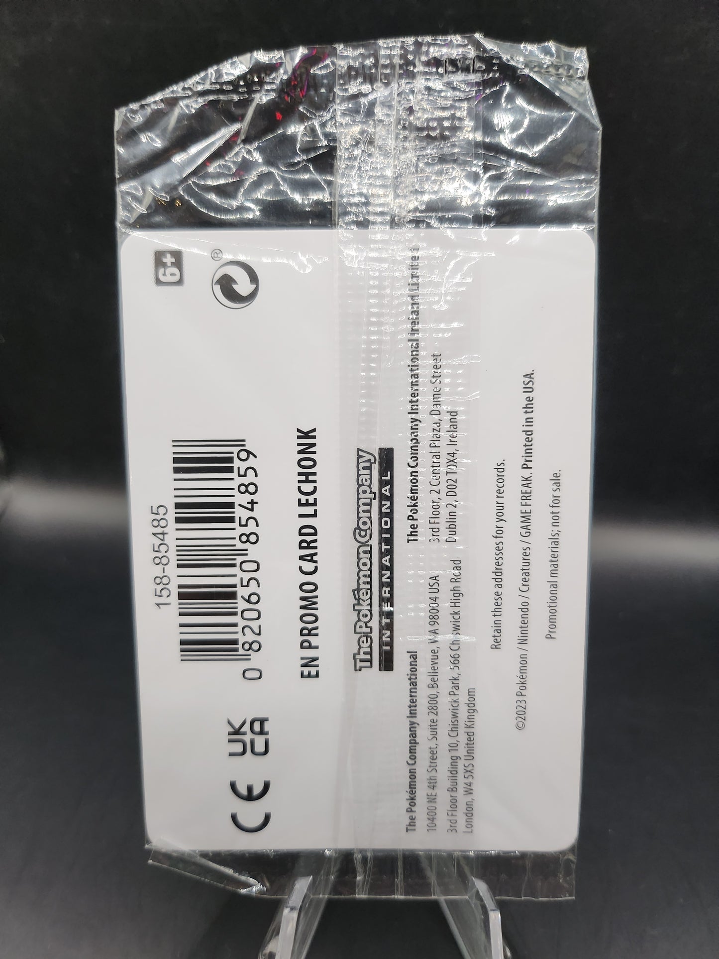 Pokémon TCG: 2023 Lechonk 154/198 S&V EB Games Promo Sealed