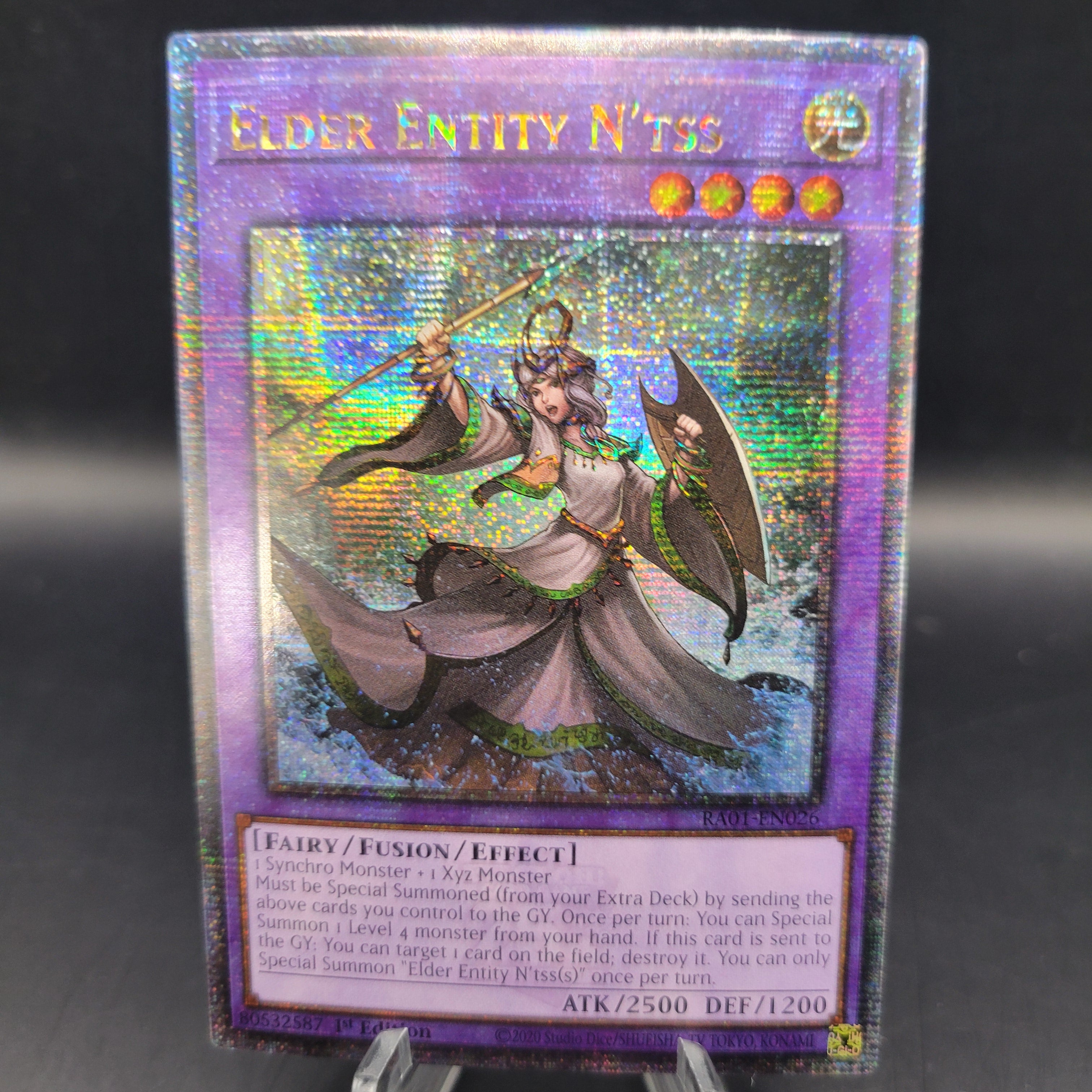 Yu-Gi-Oh! TCG: Elder Entity N'tss RA01-EN026 Epic Trading Collectibles Yu-Gi-Oh! TCG: Elder Entity N'tss RA01-EN026 Epic Trading Collectibles