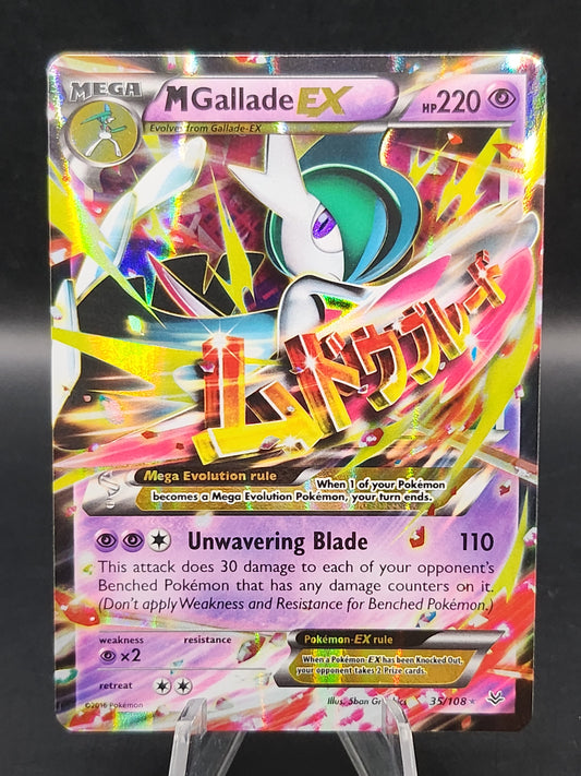 Pokémon TCG: 2015 M Gallade EX 35/108 XY: Roaring Skies