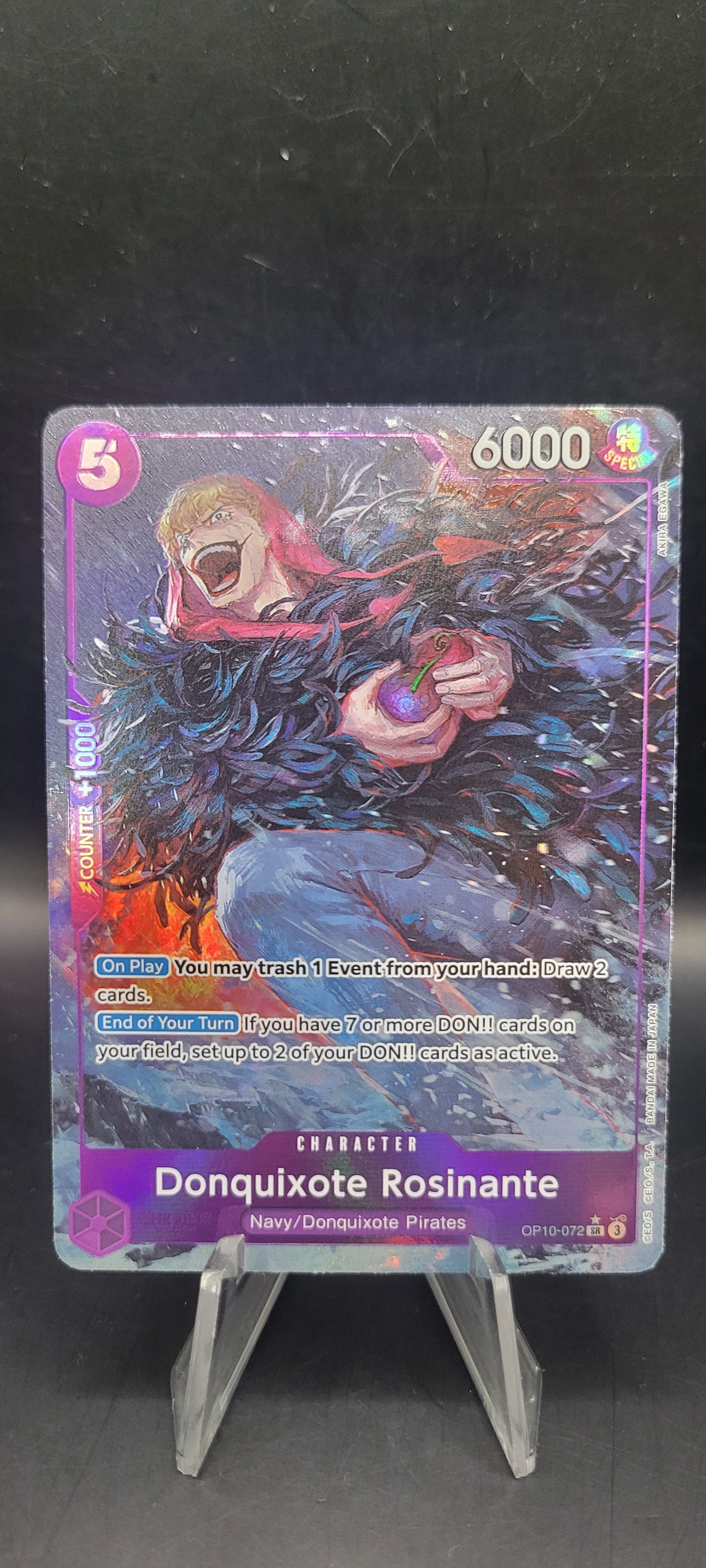 One Piece TCG: Donquixote Rosinante SR PAR OP10-072 Royal Blood