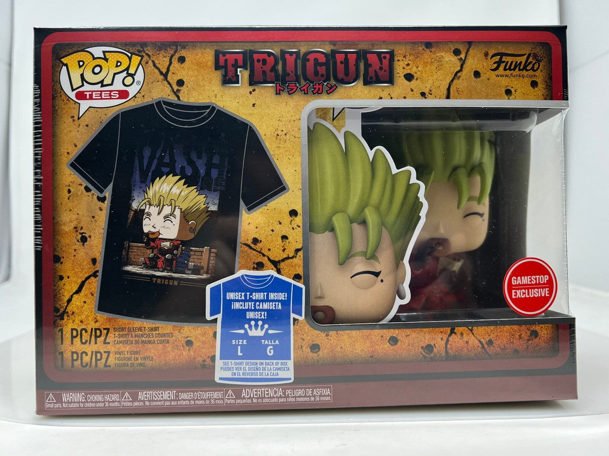 Funko PoP! Tees: Trigun - Vash the Stampede (Gamestop Exclusive)