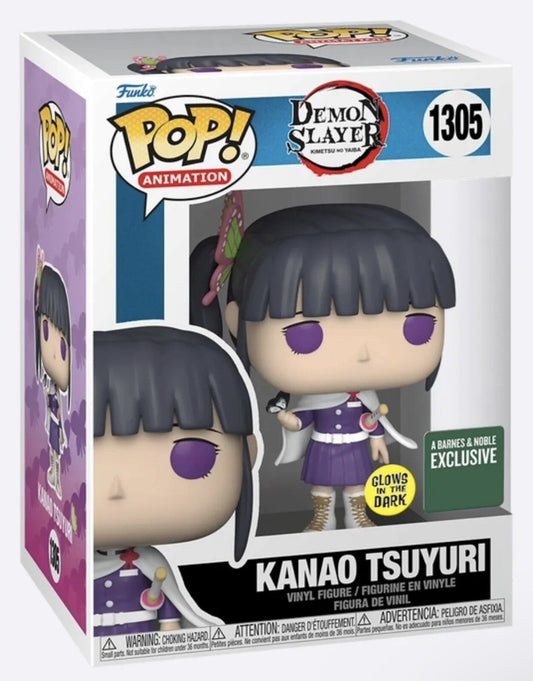 Funko PoP! Demon Slayer: Kanao Tsuyuri 1305 (Glow in The Dark)(A Barnes & Noble Exclusive)