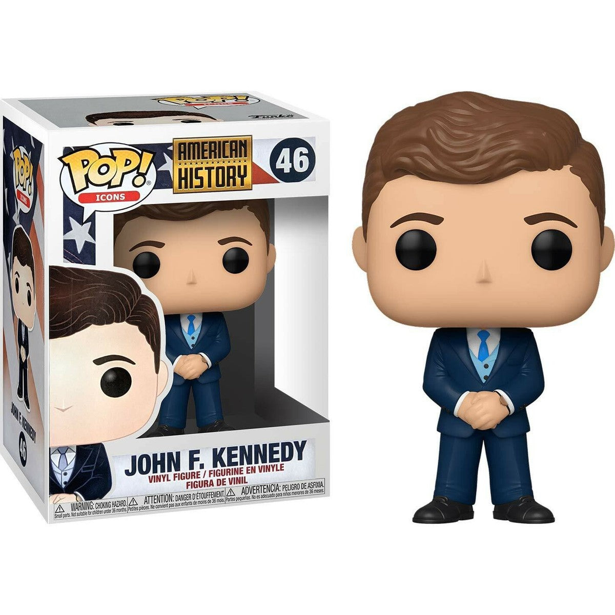 Funko PoP! Icons: American History: John F. Kennedy - 46