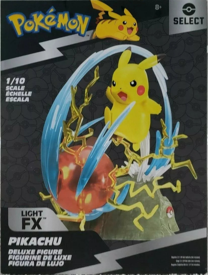 Pokemon: Pikachu Deluxe Collector Statue Figure - Light FX