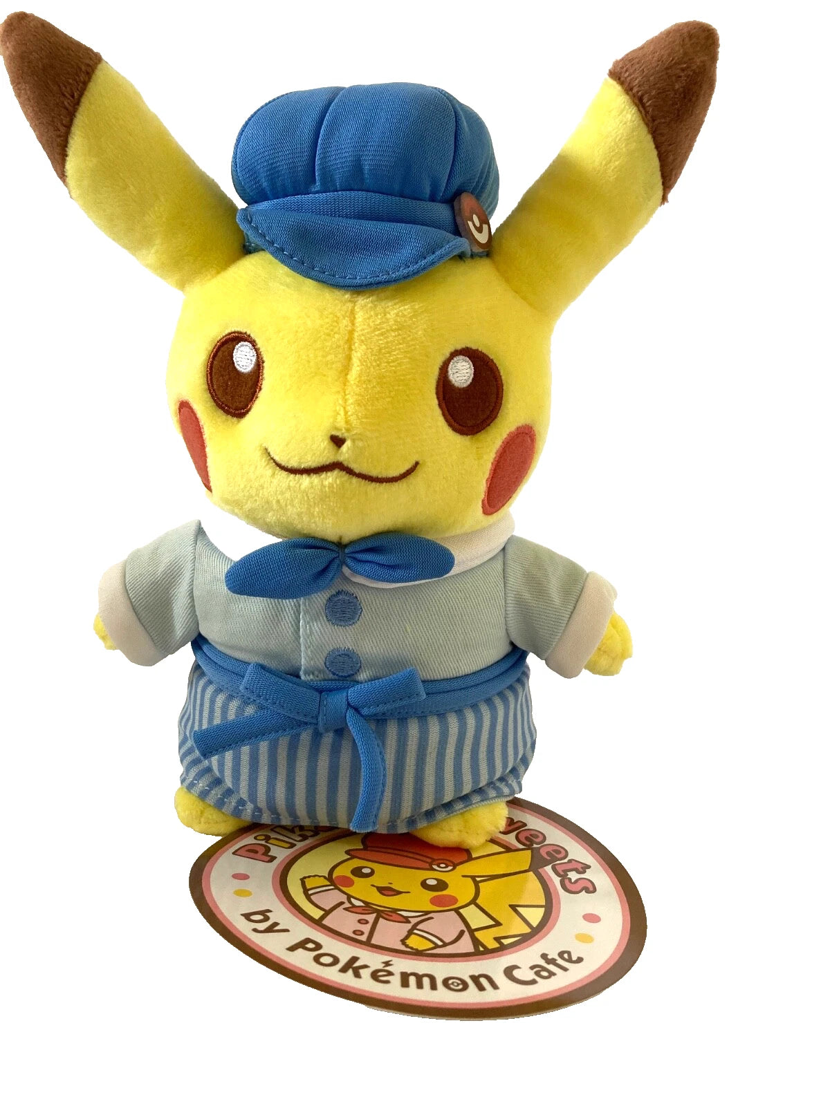 Plushies (Small) - Pikachu Sweets by Pokémon Cafe - Pikachu Blue Plush