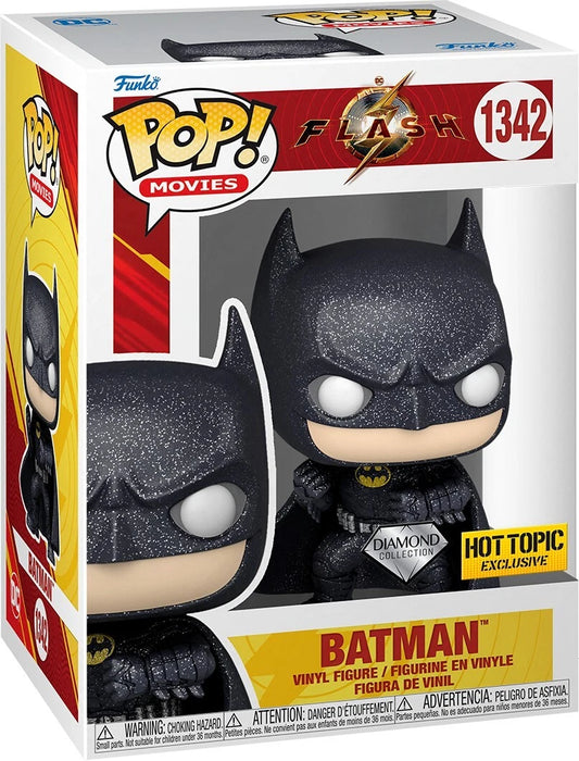 Funko PoP! DC: Batman ( The Flash Movie) 1342 ( Hot Topic Exclusive & Diamond Collection)