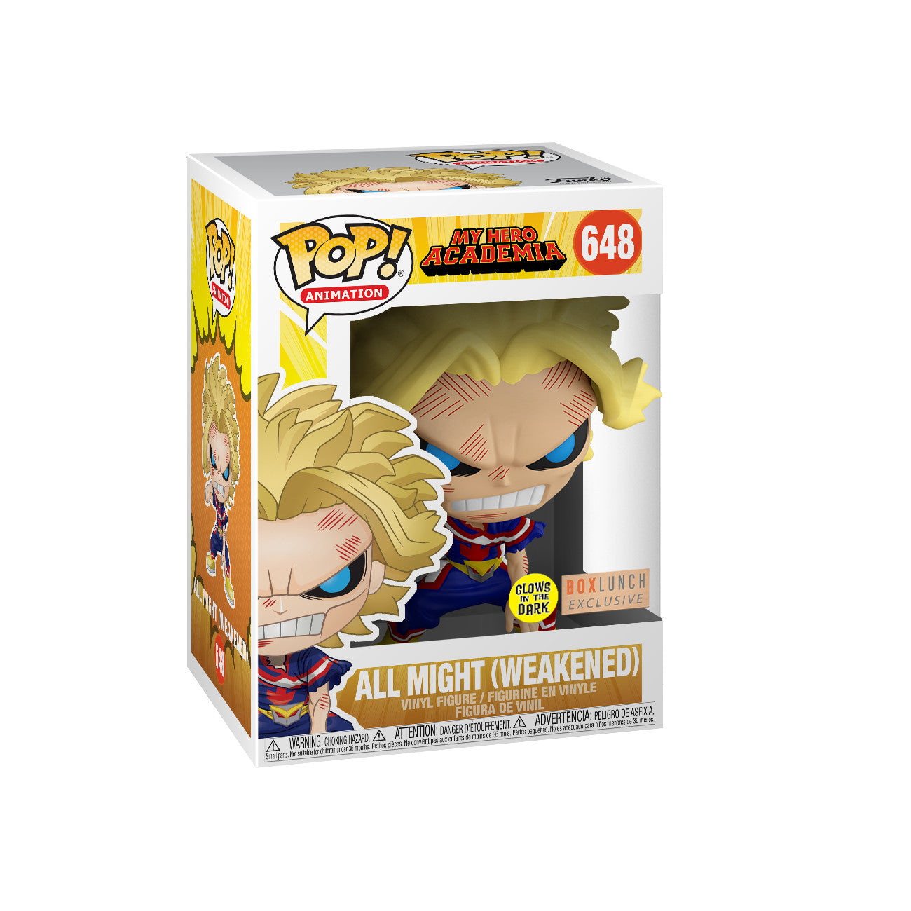 Funko PoP! My Hero Academia: All Might (Weakened) 648 (Box Lunch Exclusive)