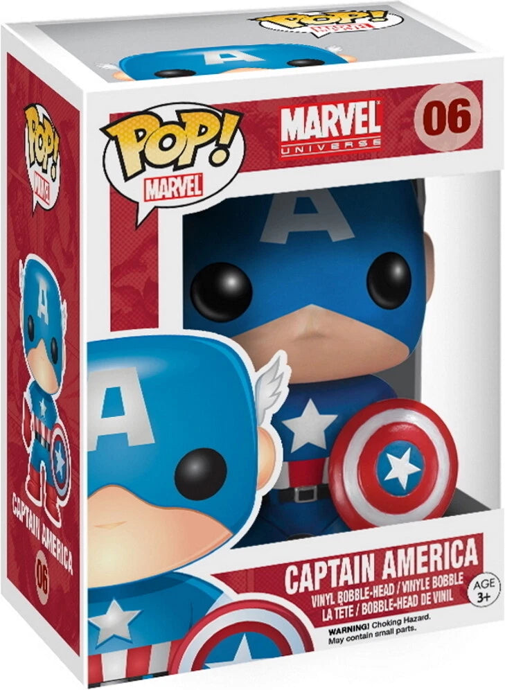 Funko Pop!: Marvel Captain America #06 Marvel Universe