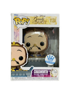 Funko Pop! Disney: Cogsworth (Beauty and The Beast) 1138 (Funko Exclusive)