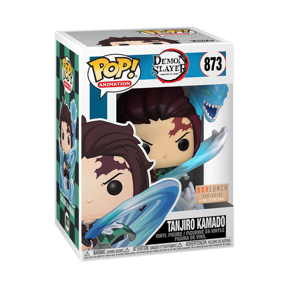 Funko PoP! Demon Slayer: Tanjiro Kamado 873 (Box Lunch Exclusive Glow in the Dark)