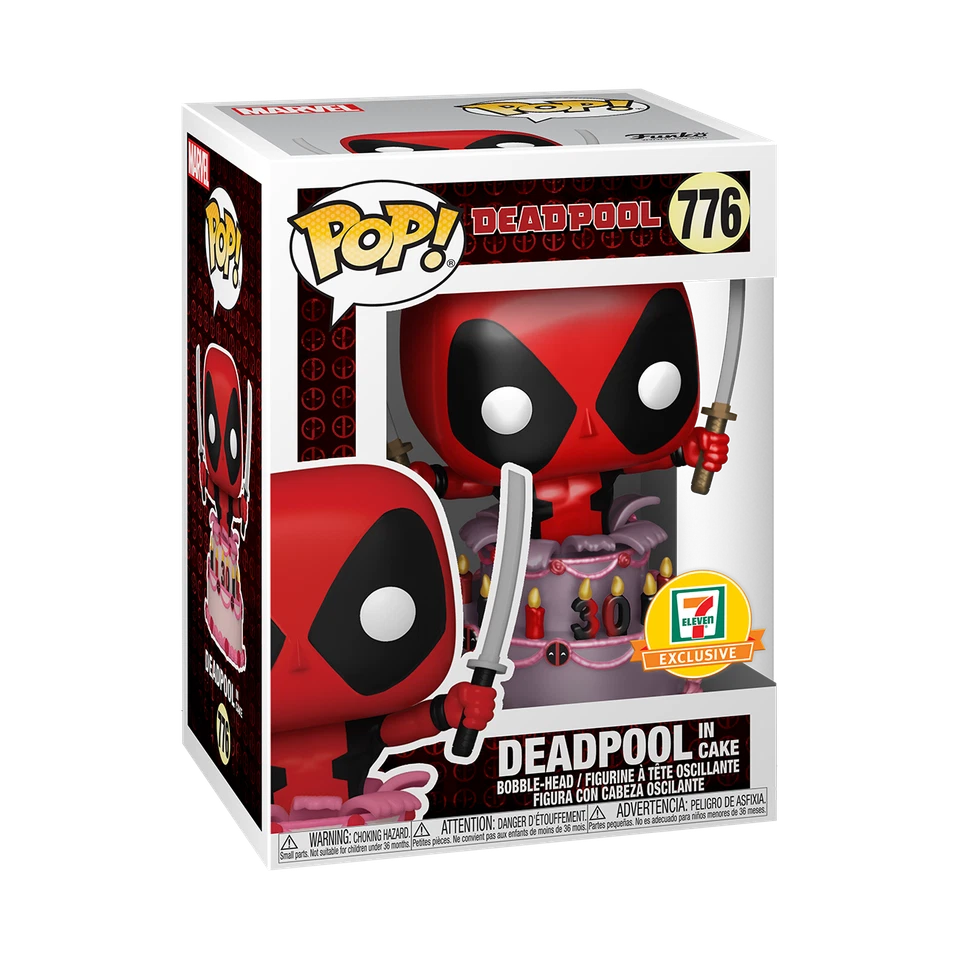 Funko PoP! Marvel: Deadpool in Cake 776 (7-Eleven Exclusive)