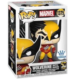 Funko PoP! Marvel: Wolverine (Battle Damage) 1375 ( Funko PoP! Exclusive )