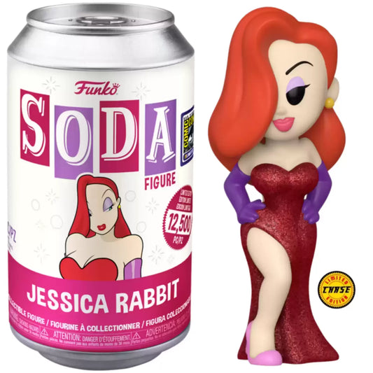 Funko PoP! Soda Figure: Jessica Rabbit (CHASE)( 2023 Summer Convention Limited Edition)