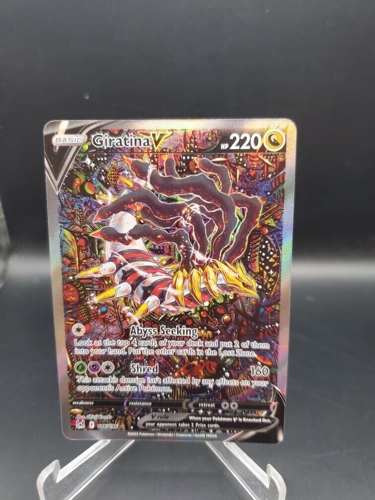 Pokémon TCG: Giratina V - Alternate Art - Lost Origin 186/196 - NM