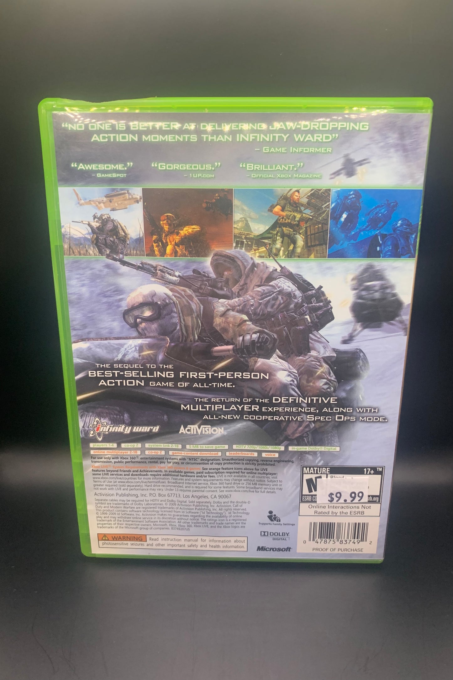 XBOX 360 - Call of Duty Modern Warfare 2