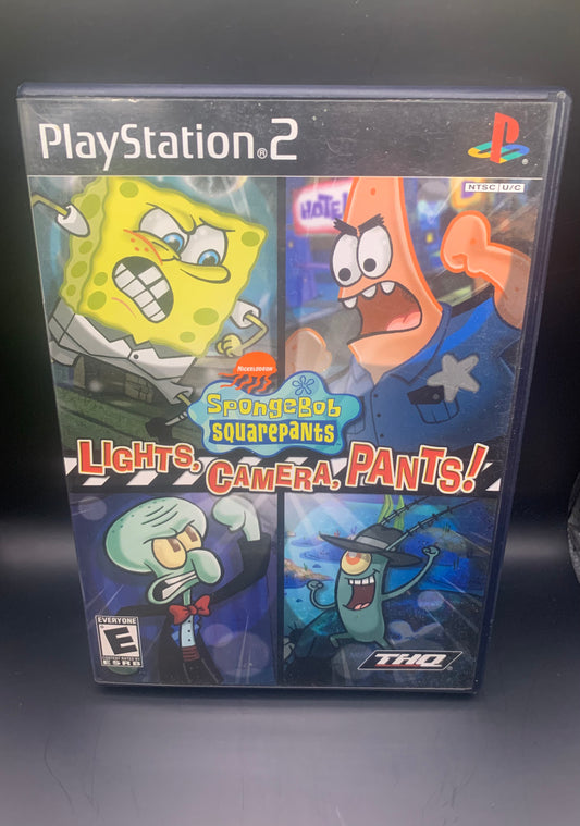 PS 2 Spongebob Squarepants Lights, Camera, Pants