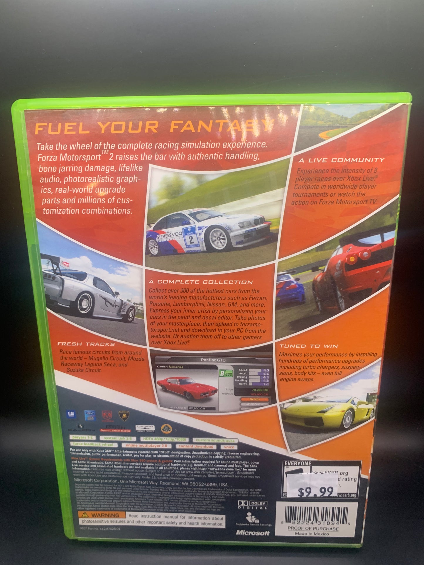 XBOX 360 - Forza Motorsport 2