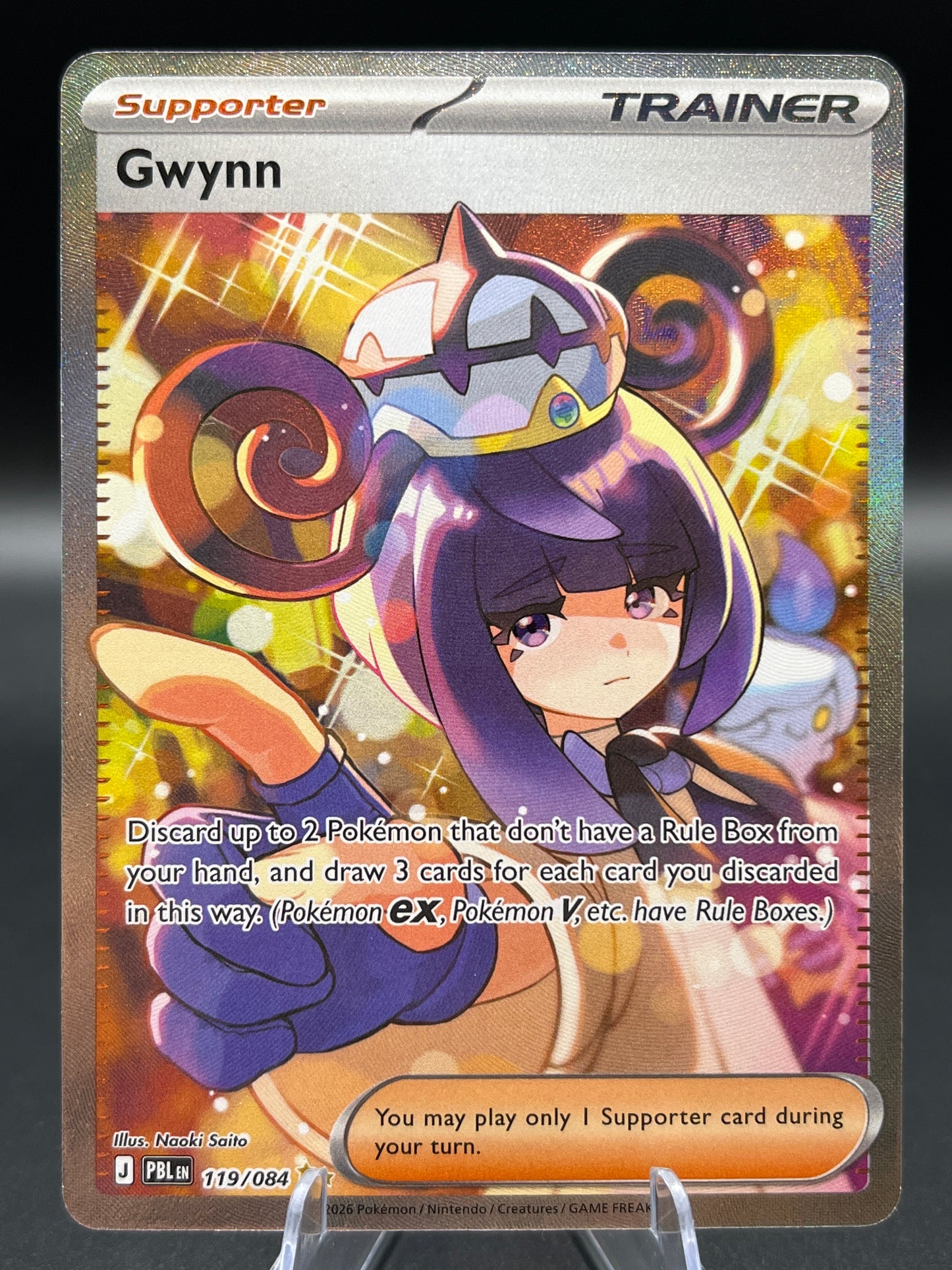 Pokémon TCG: 2026 Gwynn 119/084 - ME05: Pitch Black