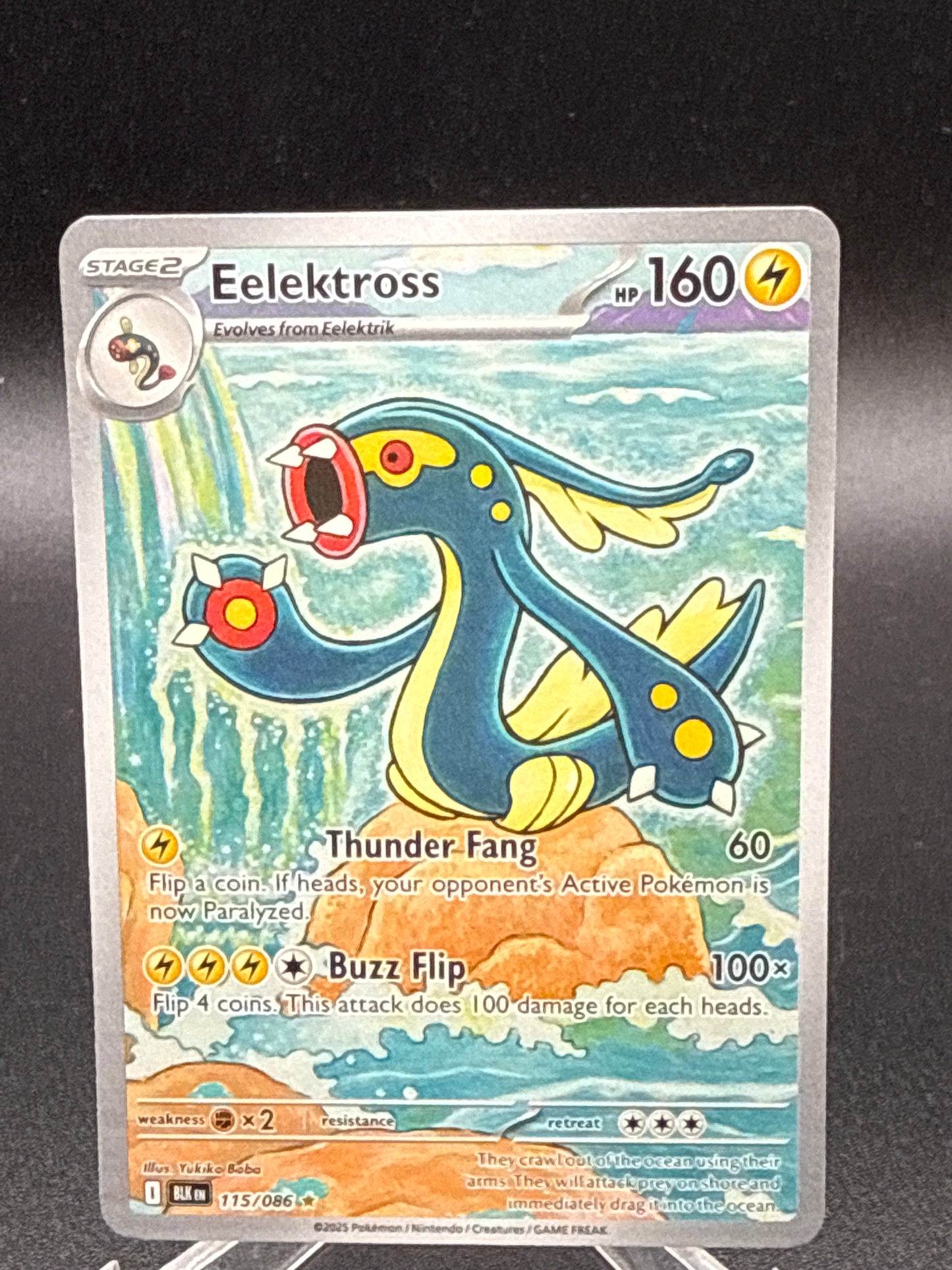 Pokémon TCG: 2025 Eelektross 115/086 SV: Black Bolt