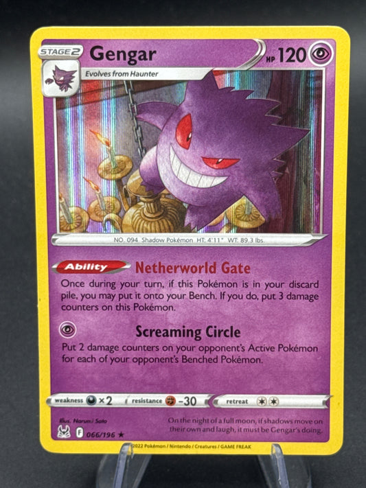 Pokémon TCG: 2022 Gengar - 066/196 - Holo - Lost Origin