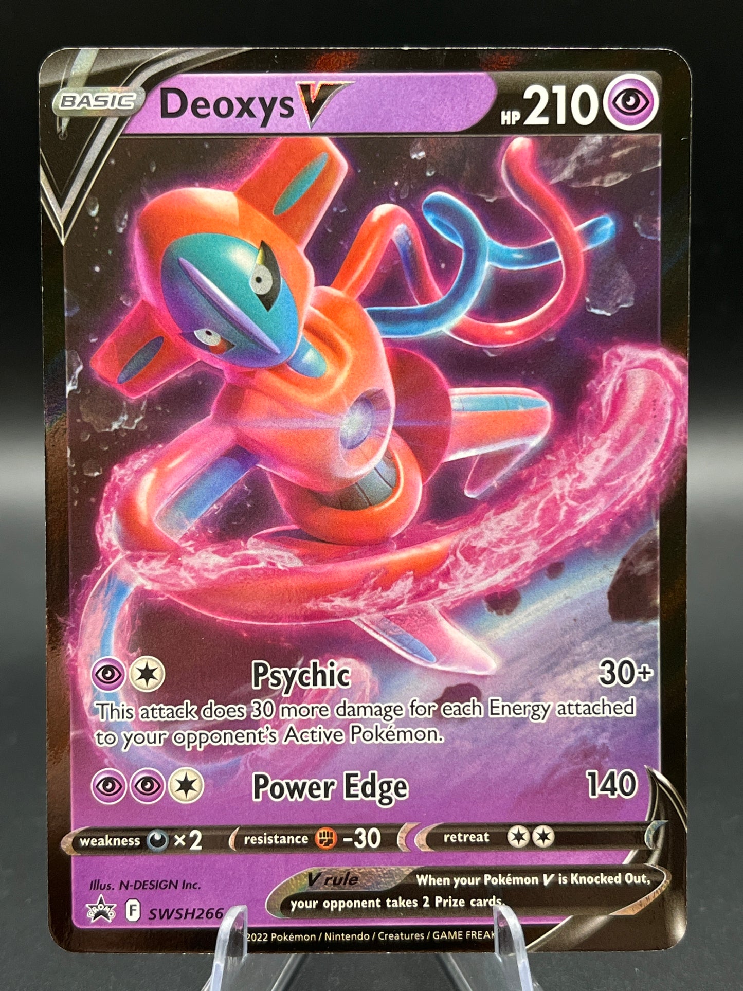Pokémon TCG: 2022 Deoxys V - SWSH266 - SWSH: Sword & Shield Promo Cards