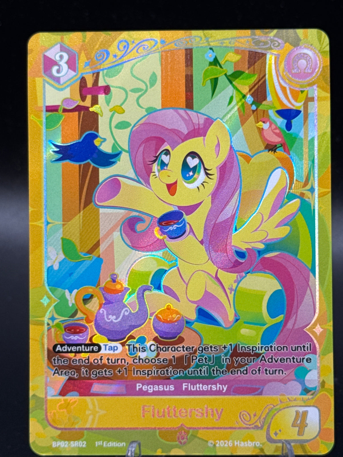 My Little Pony CCG: Fluttershy BP02-SR02 Discord 1st Edition