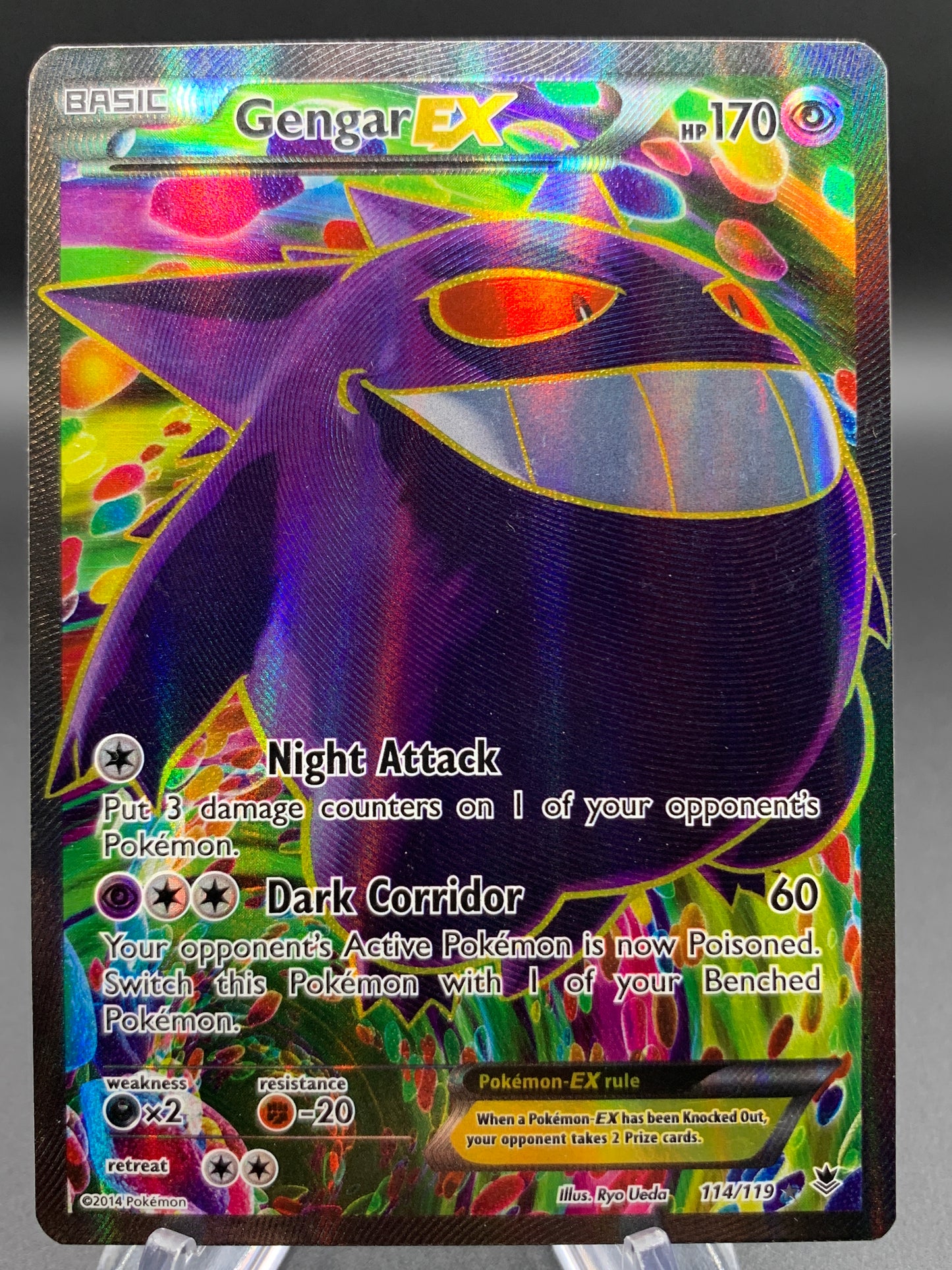 Pokémon TCG: 2014 Gengar EX - 114/119 - XY: Phantom Forces