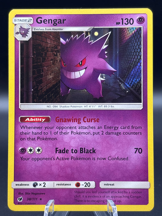 Pokémon TCG: 2017 Gengar 38/111 SM: Crimson Invasion