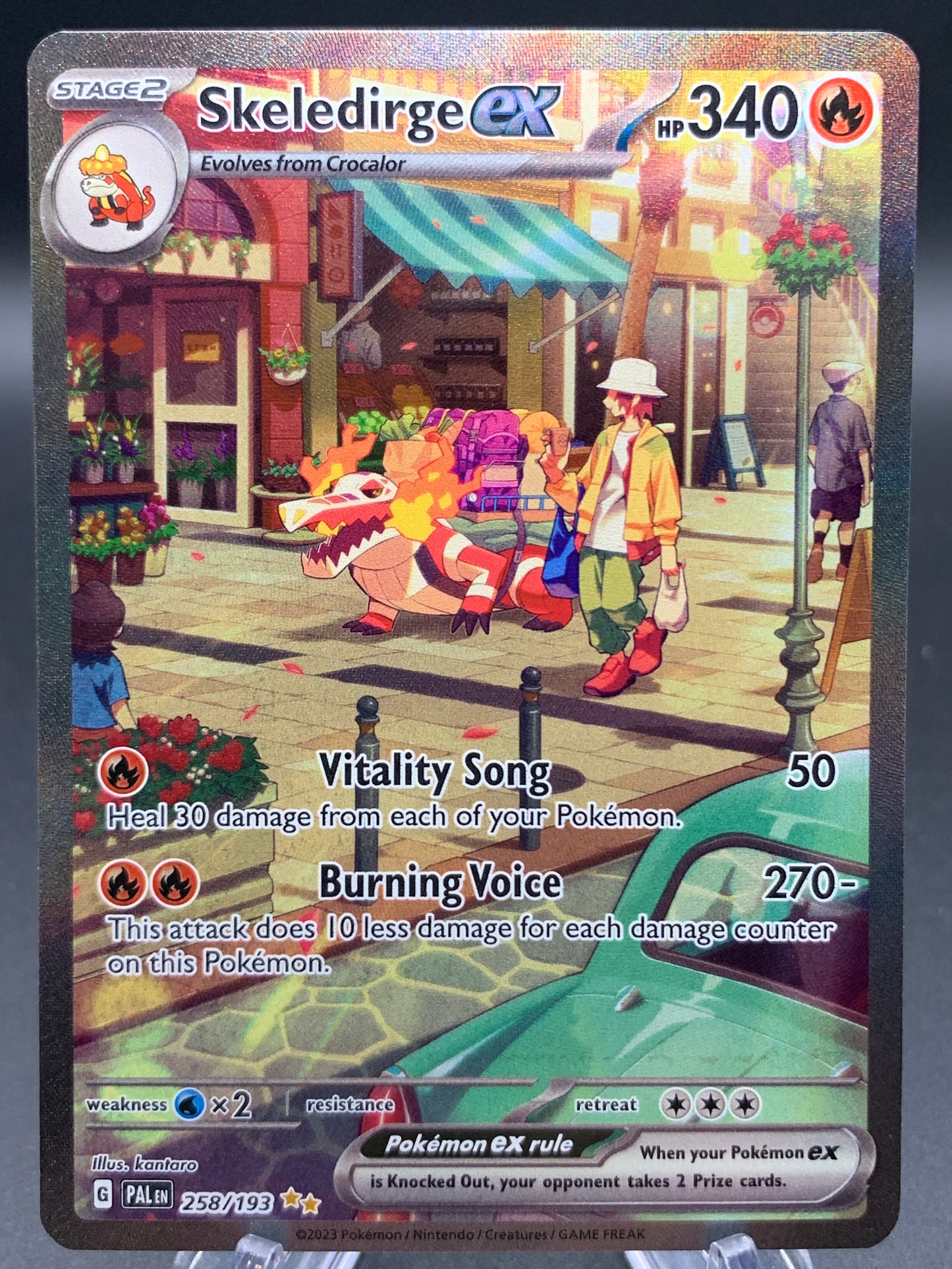 Pokémon TCG: 2023 Skeledirge ex - 258/193 - SV: Paldea Evolved