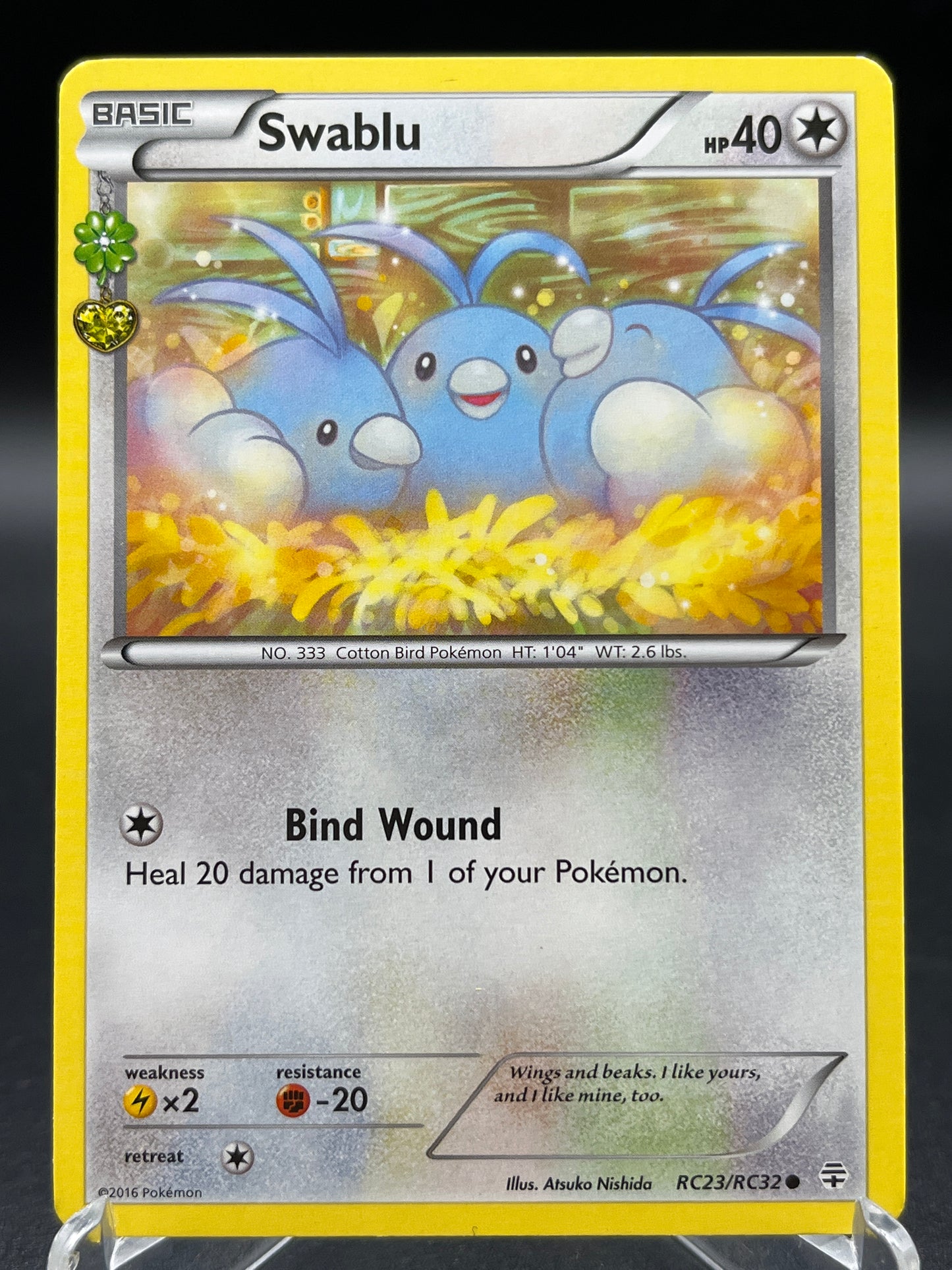 Pokémon TCG: 2016 Swablu RC23/RC32 XY: Generations Radiant Collection