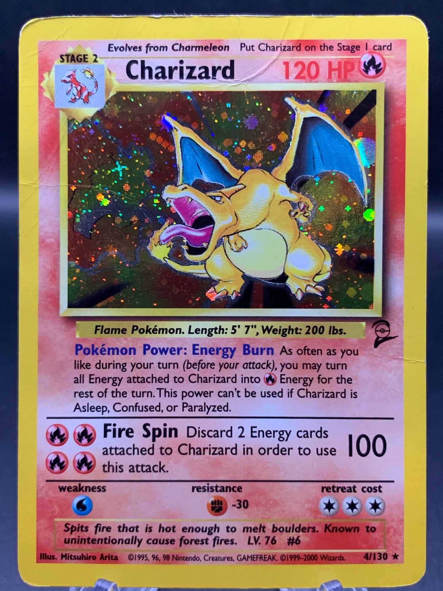 Pokémon TCG: 1999 Charizard - 4/130 - Base Set 2