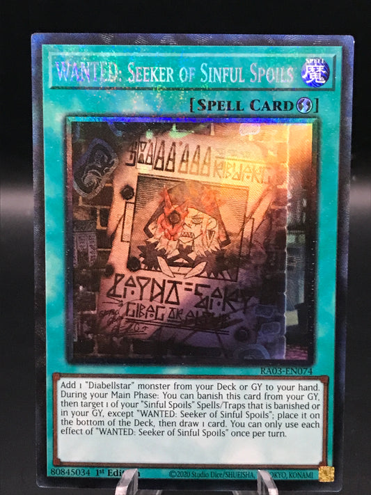 Yu-Gi-Oh! Wanted: Seeker of Sinful Spoils - Quarter Century Bonanza RA03-EN074