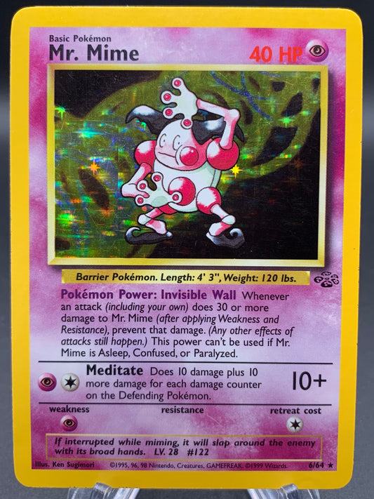 Pokémon TCG: 1999 Mr. Mime - 6/64 - Jungle Unlimited Holo