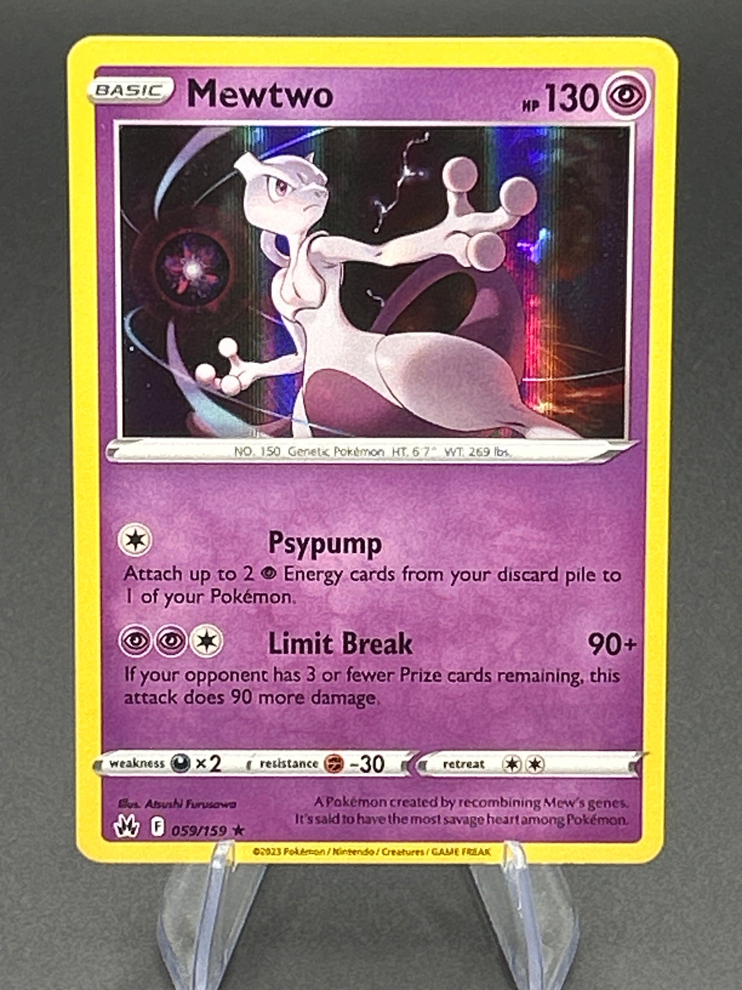 Pokémon TCG: 2023 Mewtwo 059/159 - Crown Zenith