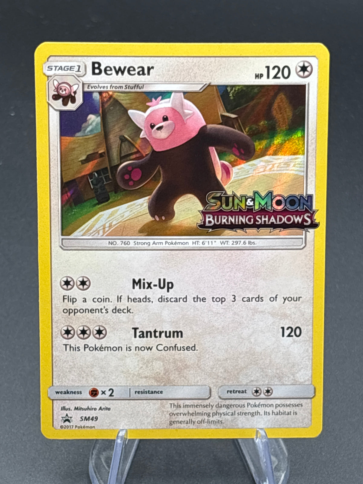 Pokémon TCG: 2017 Bewear - SM49 (Prerelease) - SM Promos (SMP)