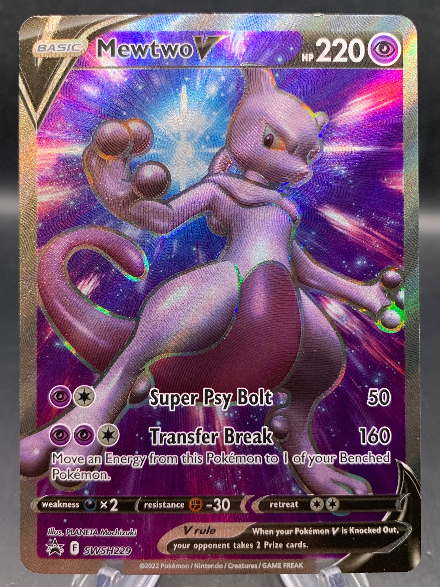 Pokémon TCG: 2022 Mewtwo V - SWSH229 - SWSH: Sword & Shield Promo