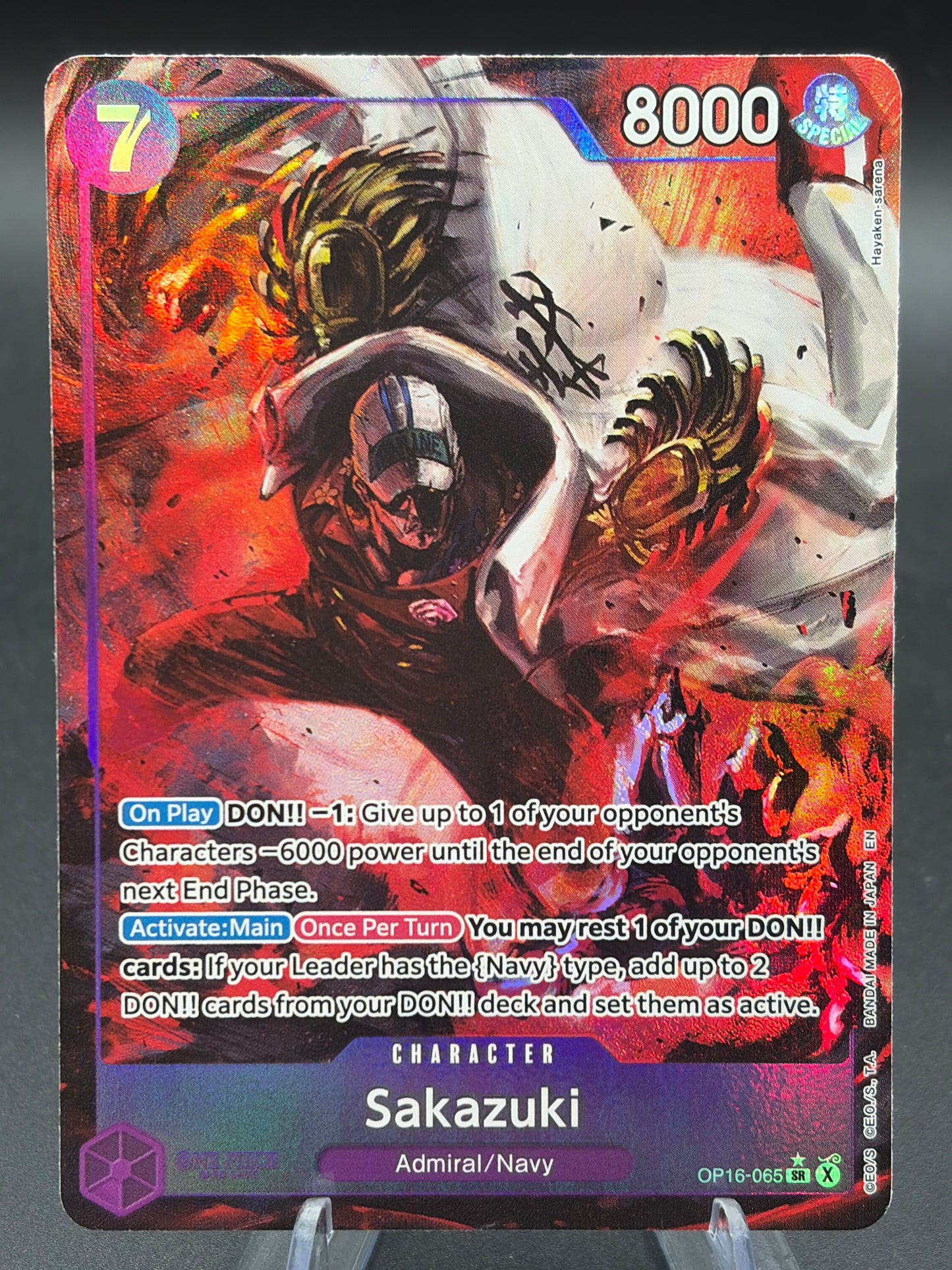 One Piece TCG: Sakazuki (Alternate Art) - The Time of Battle (OP16)