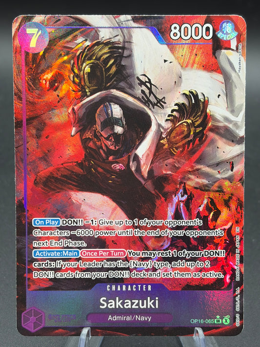 One Piece TCG: Sakazuki (Alternate Art) - The Time of Battle (OP16)