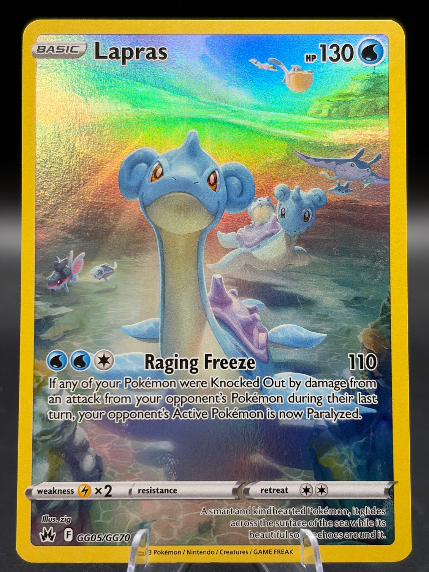Pokémon TCG: 2023 Lapras - GG05/GG70 - SWSH: Crown Zenith Galarian Gallery
