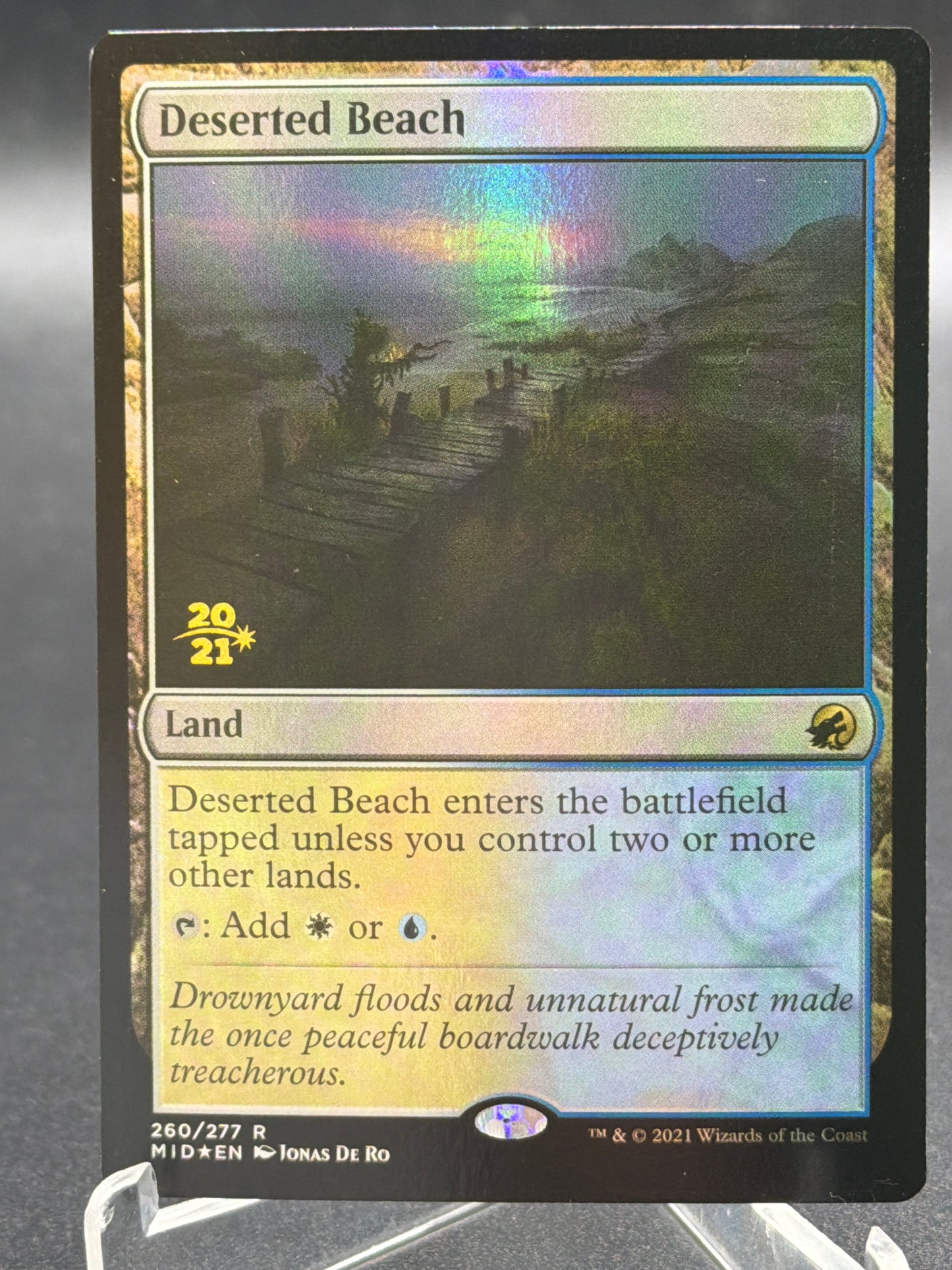 MTG TCG: Deserted Beach R 0260 - Prerelease Cards (PRE)