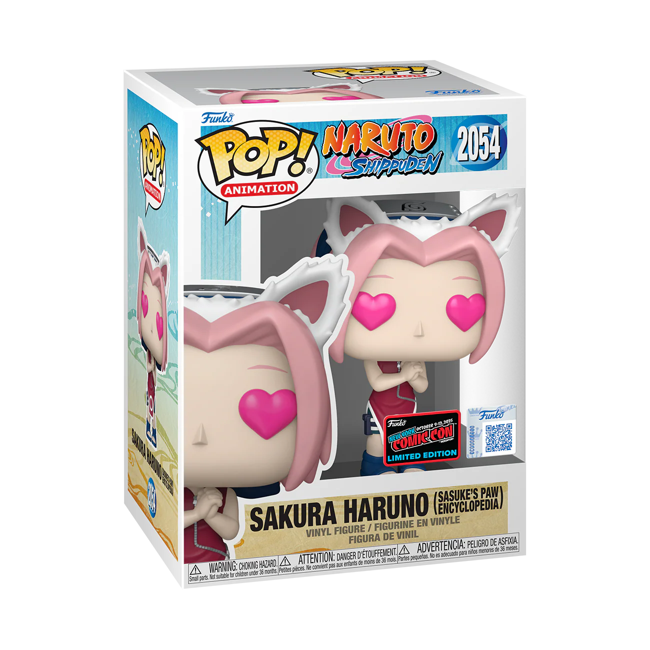 Funko PoP! Naruto: Sakura Haruno (Sasuke's Paw Encyclopedia) 2054 (NYCC Oct 9-12, 2025)