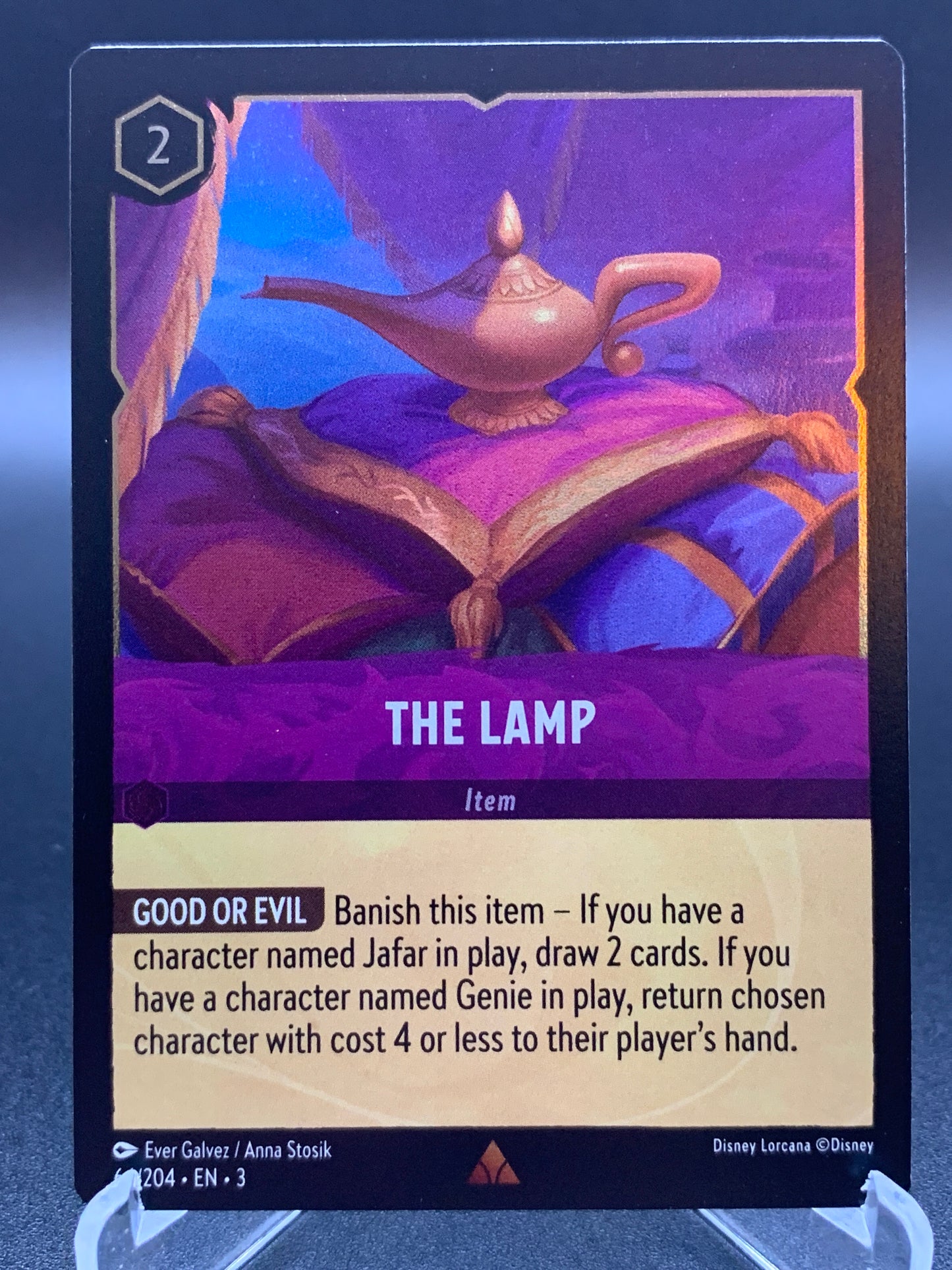Lorcana TCG: The Lamp (Cold Foil) 64/204 Reign of Jafar
