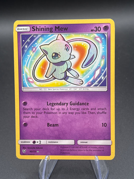 Pokémon TCG: 2017 Shining Mew 40/73 Shining Legends Holo