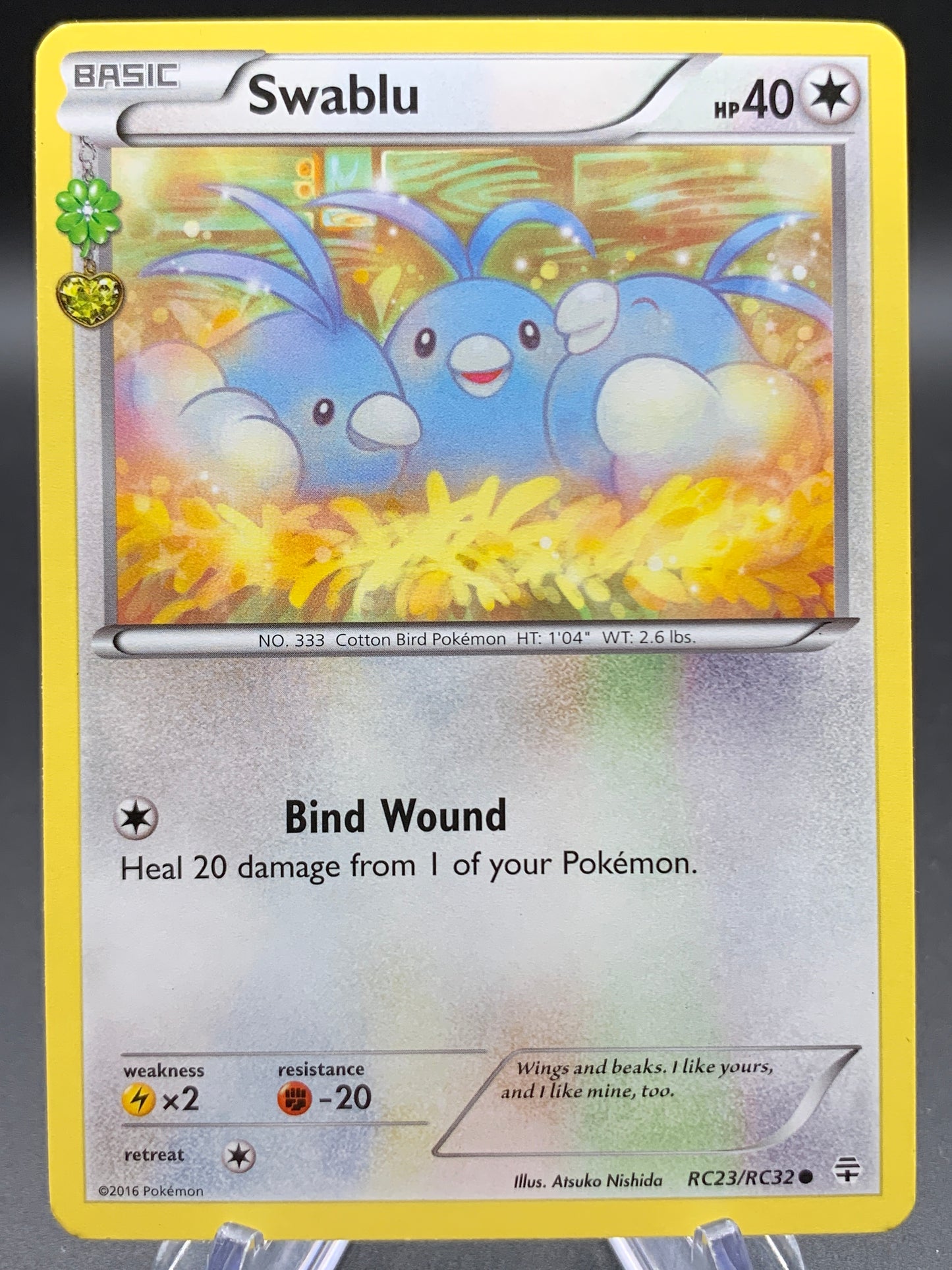 Pokémon TCG: 2016 Swablu - RC23/RC32 - XY: Generations Radiant Collection