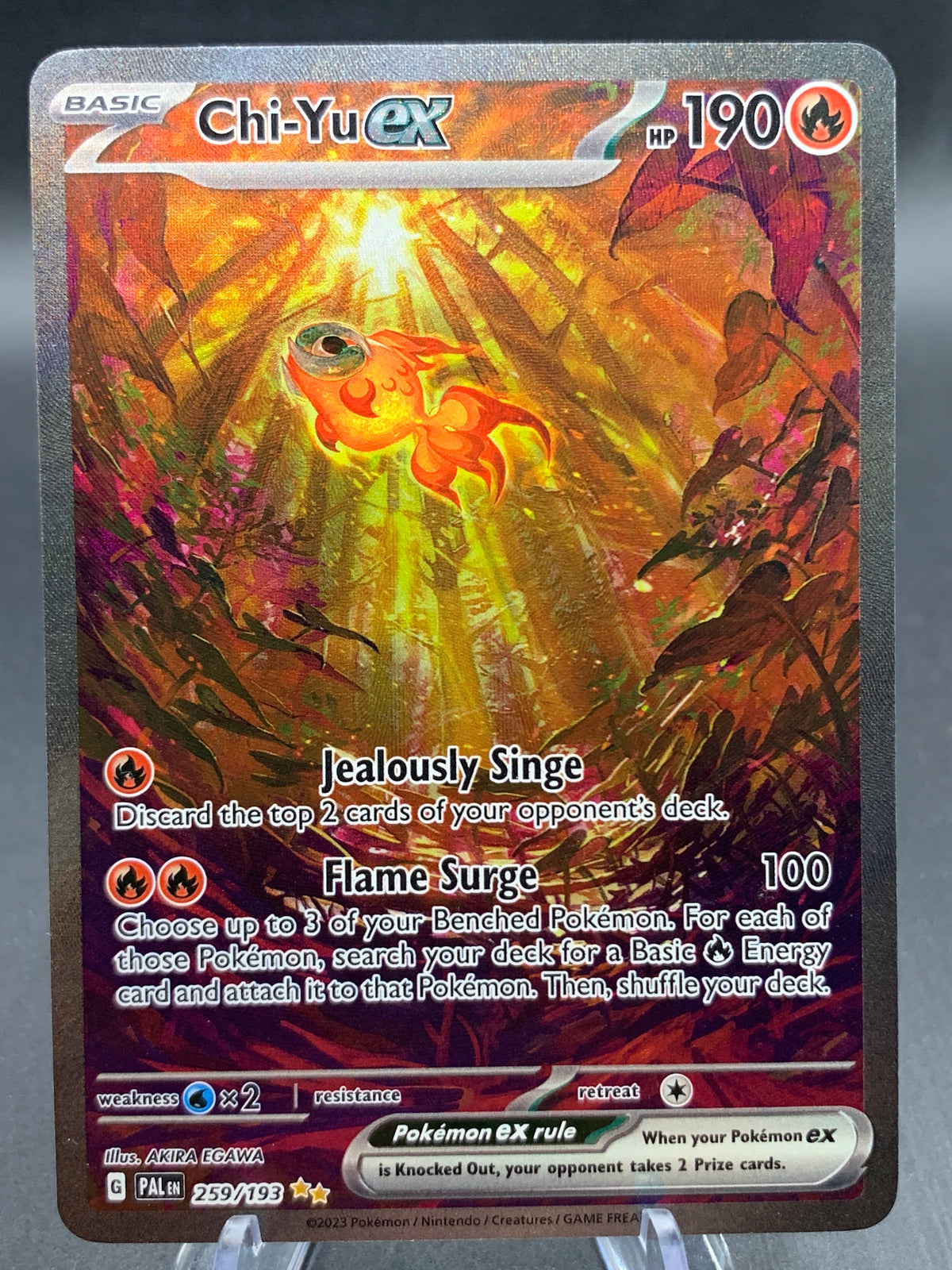 Pokémon TCG: 2023 Chi-Yu ex - 259/193 - SV02: Paldea Evolved