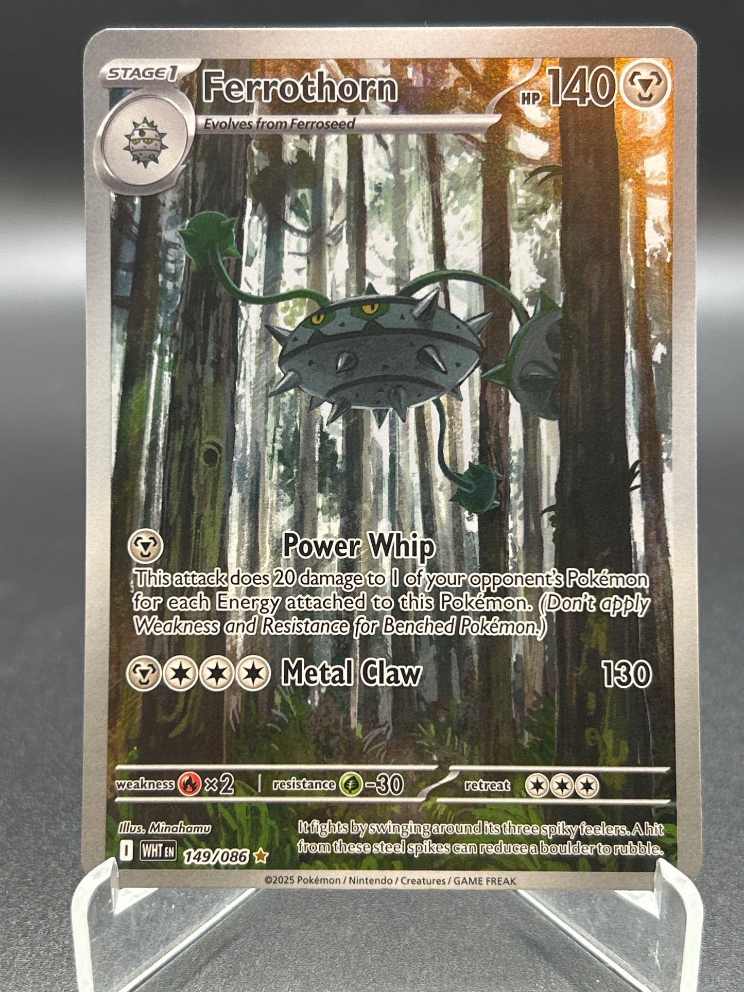 Pokémon TCG: 2025 Ferrothorn 149/086 SV: White Flare